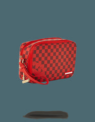 SHARKS IN PARIS RED TOILETRY AKA MONEY BAGS | Sprayground Exclusive Deal