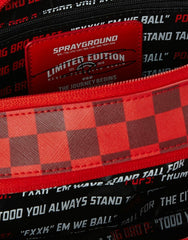 SHARKS IN PARIS RED TOILETRY AKA MONEY BAGS | Sprayground Exclusive Deal