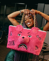 PLUSH MONEYBEAR TOTE (PINK) | Sprayground Bargain