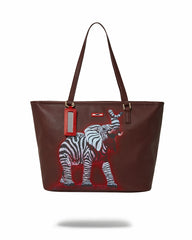ZEBRA ELEPHANT RON ENGLISH COLLAB TOTE | Sprayground Sale