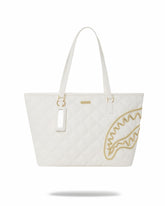 RIVIERA LE BLANC GOLD CHAIN SHARK TOTE | Sprayground Discounted