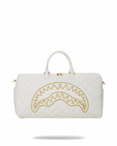 RIVIERA LE BLANC GOLD CHAIN SHARK DUFFLE | Sprayground Hot Deal