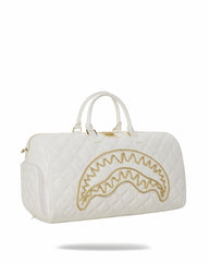 RIVIERA LE BLANC GOLD CHAIN SHARK DUFFLE | Sprayground Hot Deal