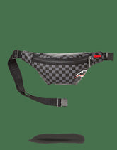 SHARKS IN PARIS (BLACK CHECKERED EDITION) CROSSBODY | Sprayground Bargain