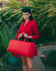 RED RIVIERA EMPEROR DUFFLE | Sprayground Outlets