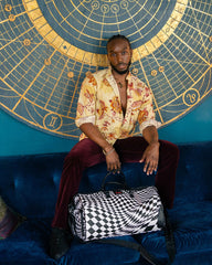 TRIPPY CHECK DUFFLE | Sprayground On Sale
