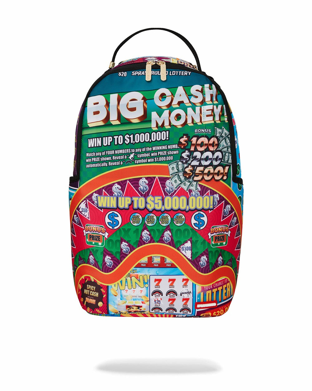 BIG MONEY BIG MONEY BACKPACK (COMES WITH SCRATCH OFF PLAYING CARD) | Sprayground Value Deal