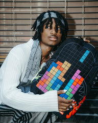 TETRIS WITH DIABLO AND MONEY BEAR BACKPACK | Sprayground Hot Deal