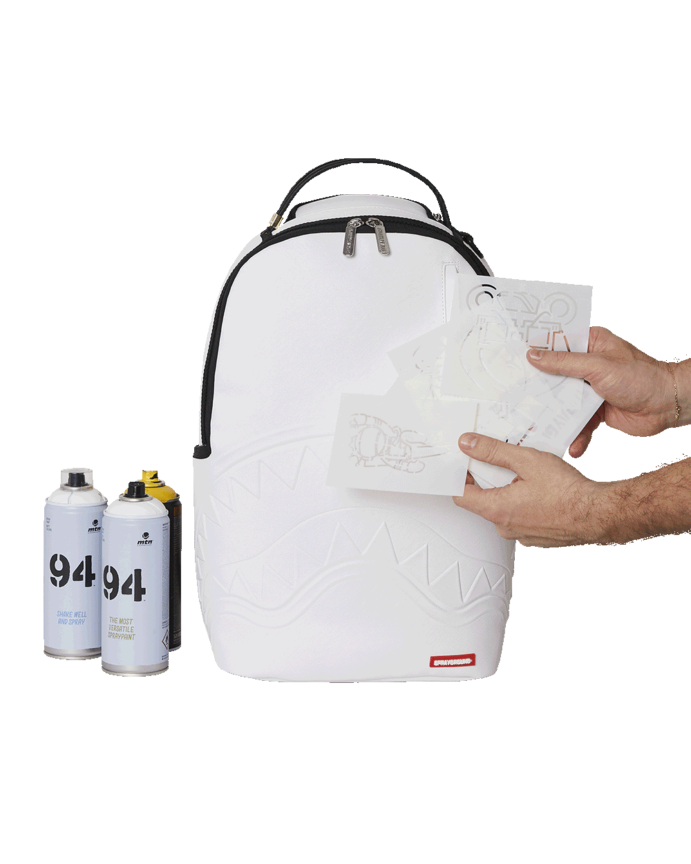 GRAFFITI ARTIST - DESIGN YOUR OWN BACKPACK - 9 STENCILS INCLUDED | Sprayground On Sale