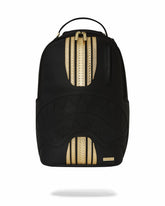 GOLD AND BLACK RACING STRIPES BACKPACK | Sprayground Bargain