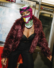 MONEY BOY SKI MASK (PURPLE) | Sprayground Hot Deal