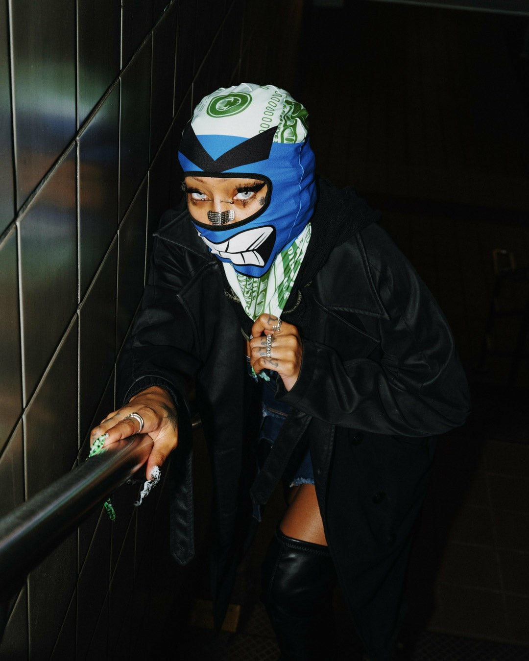 MONEY BOY SKI MASK (BLUE) | Sprayground Limited Offer