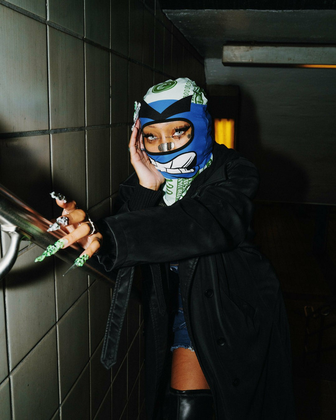 MONEY BOY SKI MASK (BLUE) | Sprayground Limited Offer