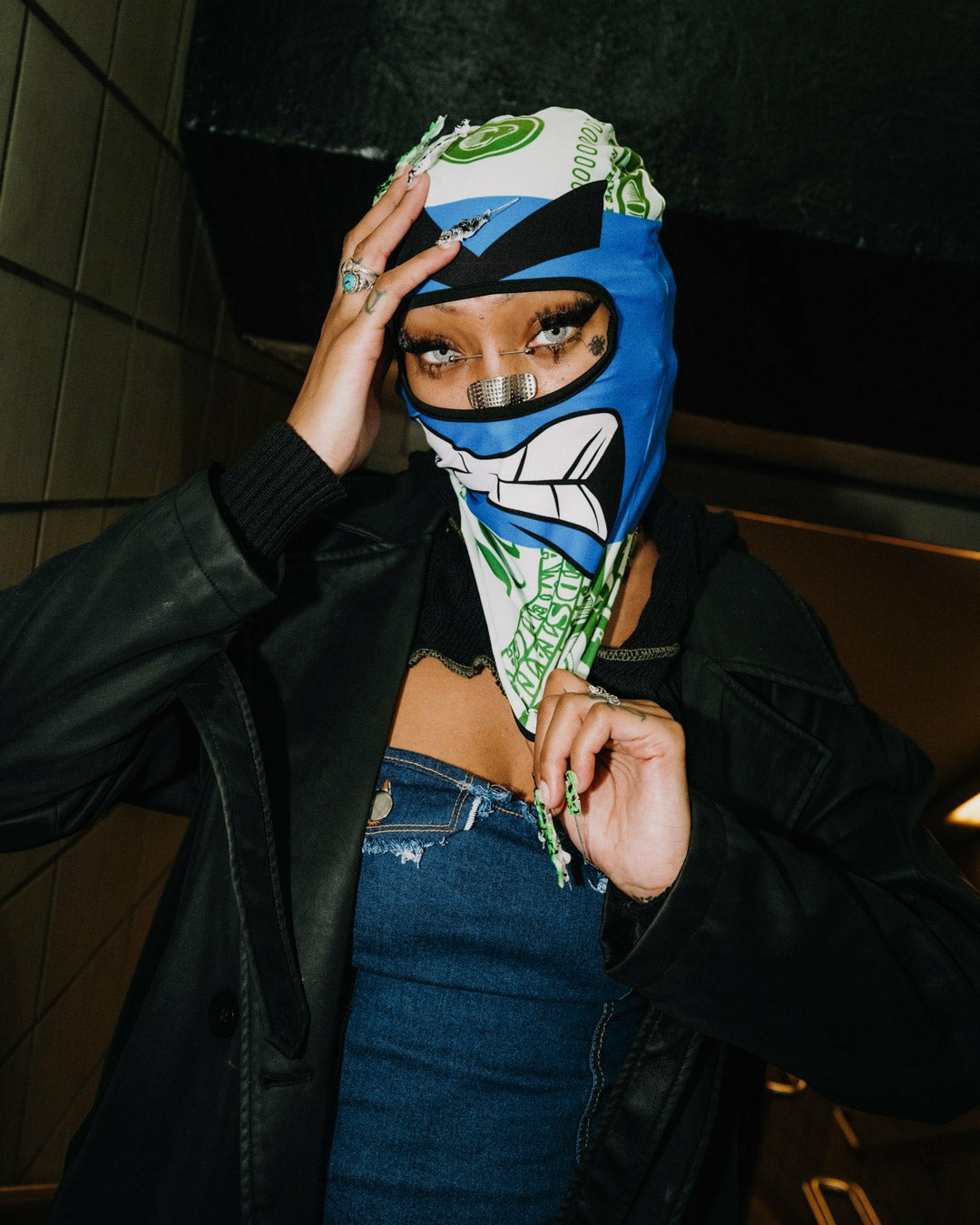MONEY BOY SKI MASK (BLUE) | Sprayground Limited Offer