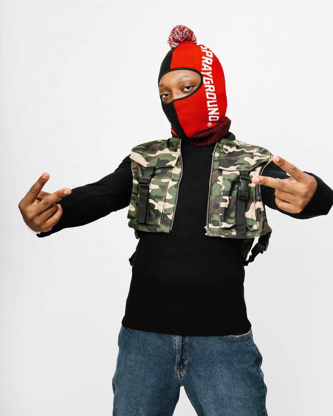 SPLIT POM SKI MASK | Sprayground Bargain