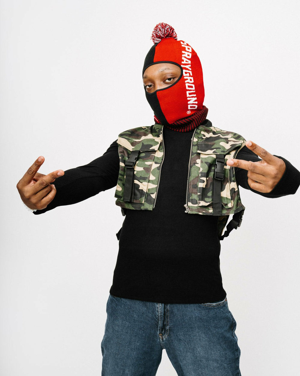 SPLIT POM SKI MASK | Sprayground Bargain