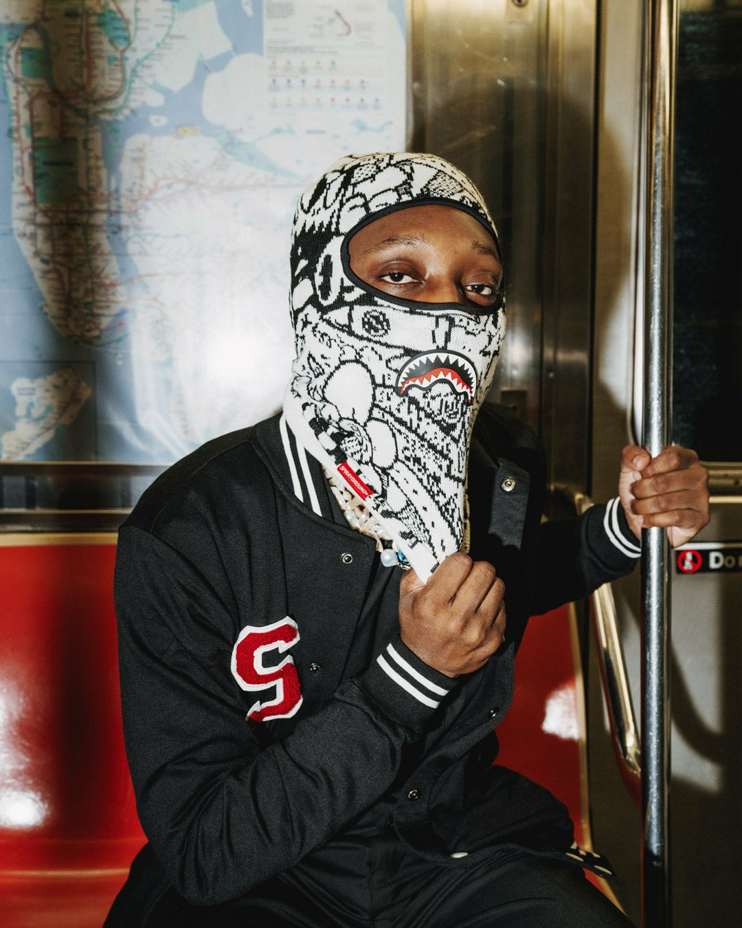 DOODLE SHARK SKI MASK | Sprayground Savings