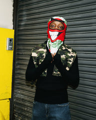 MONEY BOY SKI MASK (RED) | Sprayground Discounted