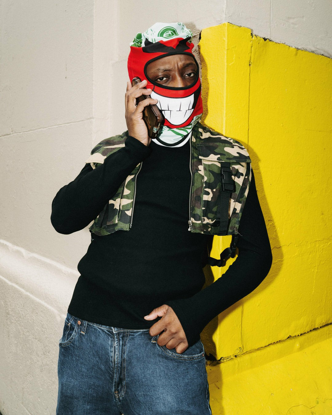 MONEY BOY SKI MASK (RED) | Sprayground Discounted