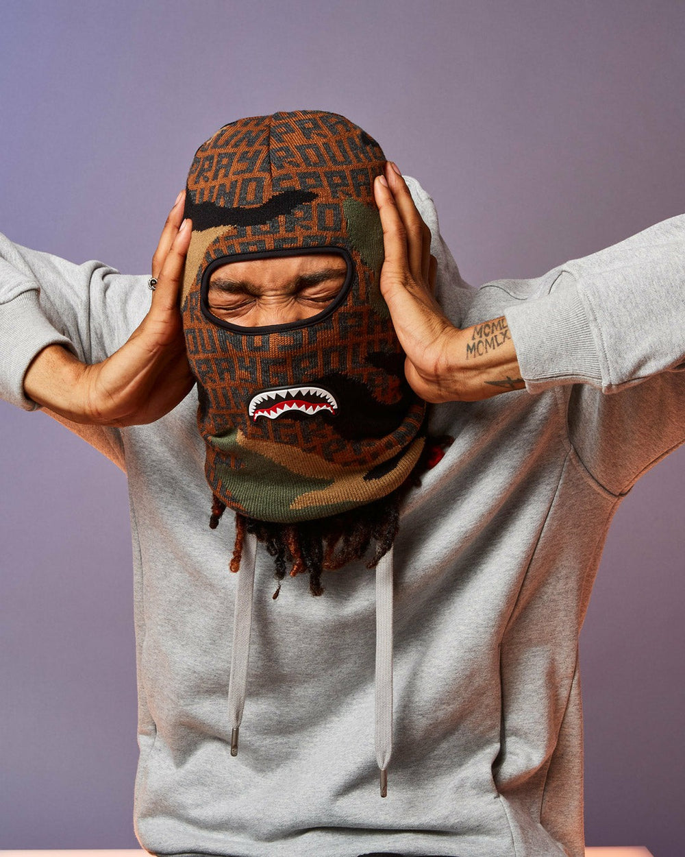 CAMO INFINITI SKI MASK | Sprayground Limited Offer