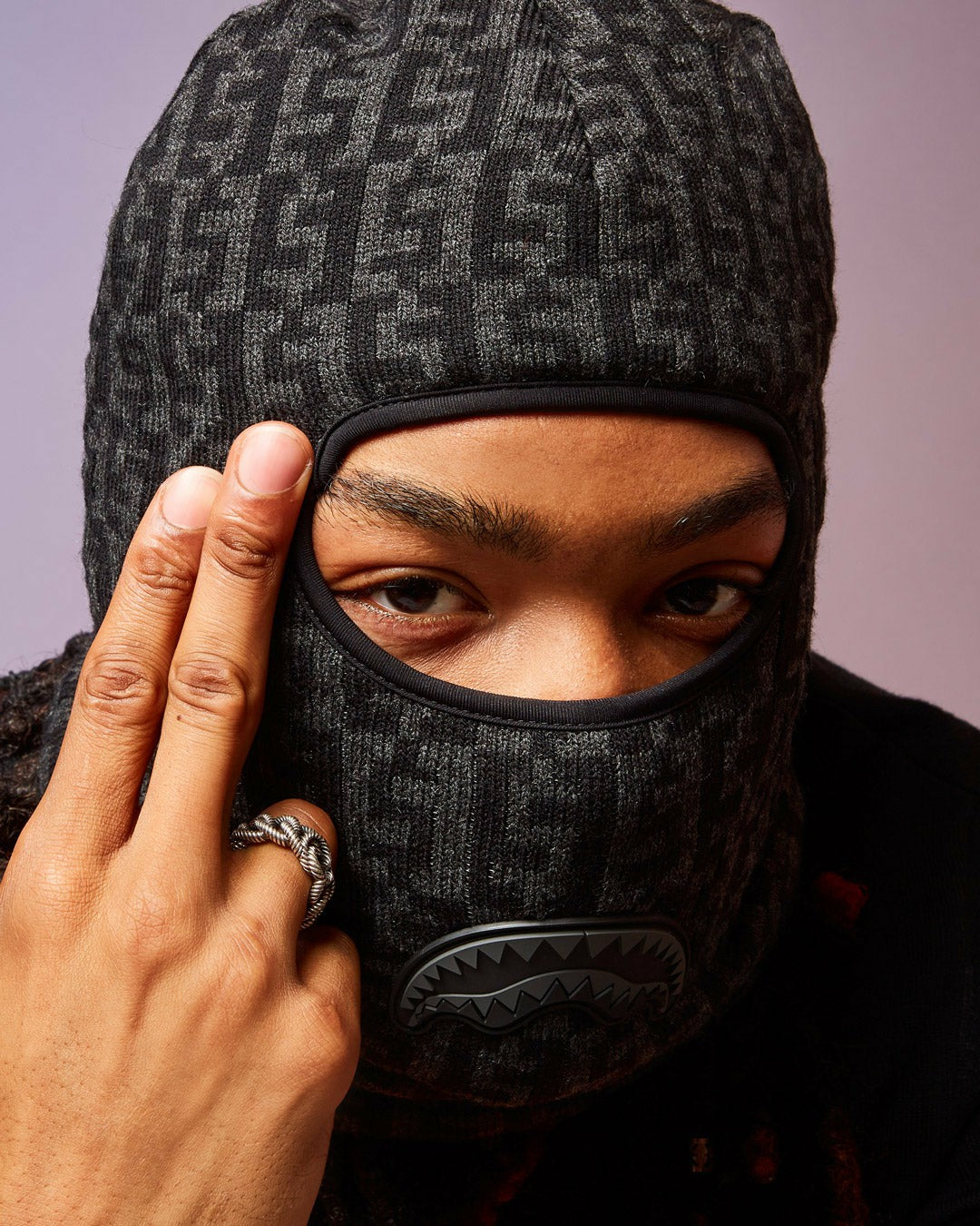 CASHIN CHECKS SKI MASK (GRAY) | Sprayground Special Offer