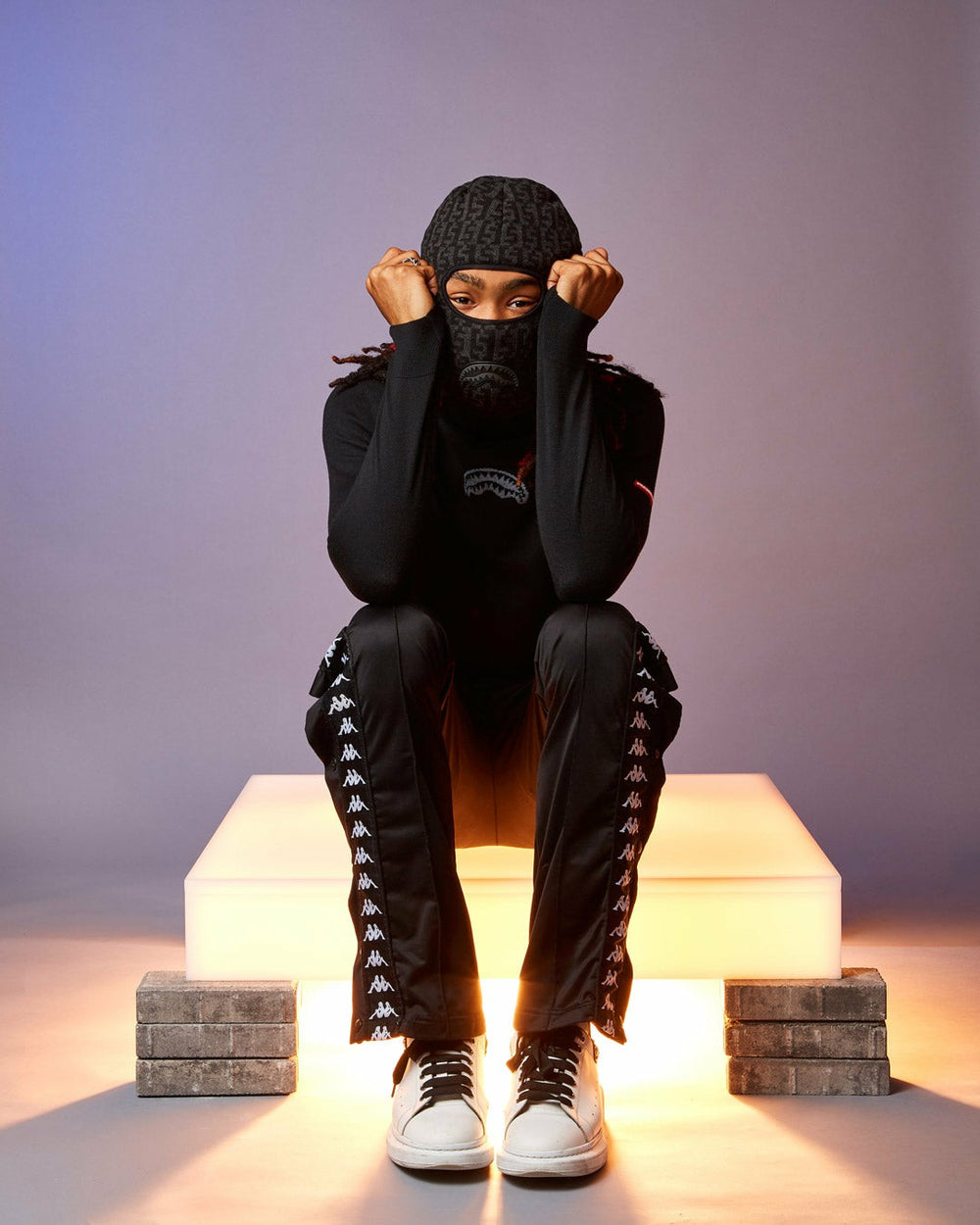CASHIN CHECKS SKI MASK (GRAY) | Sprayground Special Offer