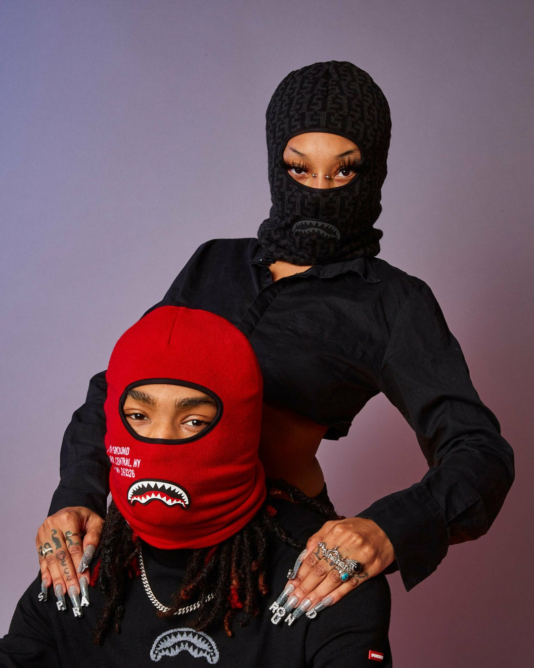 CASHIN CHECKS SKI MASK (GRAY) | Sprayground Special Offer