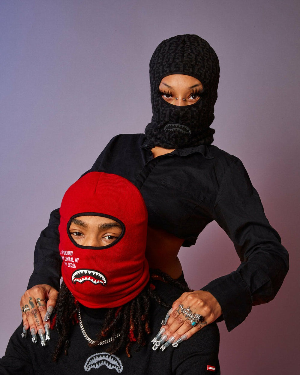 CASHIN CHECKS SKI MASK (GRAY) | Sprayground Special Offer