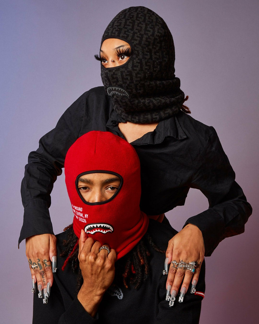SHARK CENTRAL SKI MASK (RED) | Sprayground On Sale