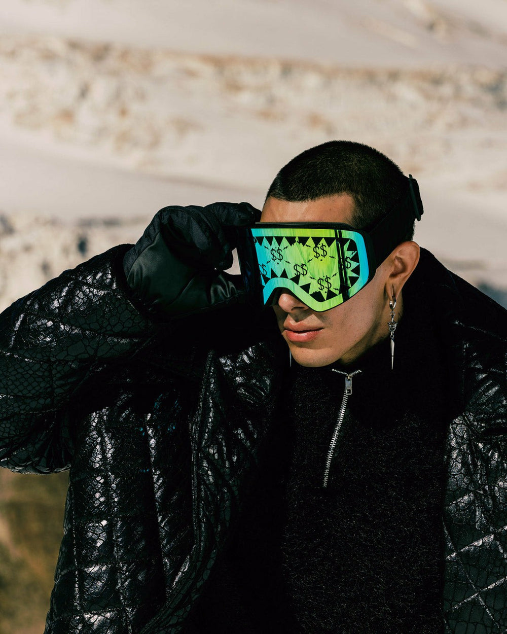 THE STREET MOUNTAIN SKI GOGGLES (INTERCHANGEABLE 3 LENSES) | Sprayground Hot Deal