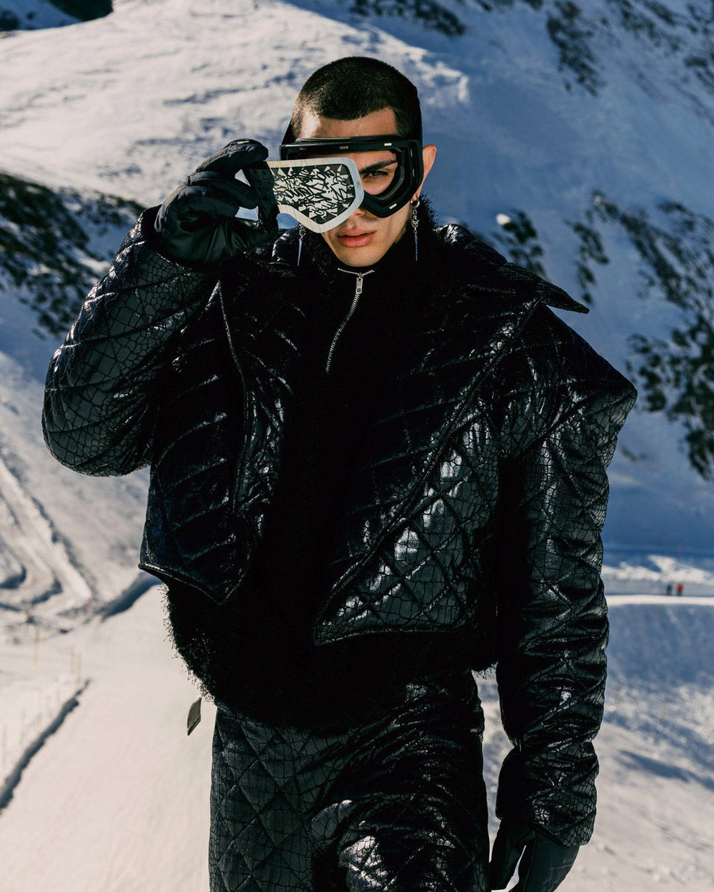 THE STREET MOUNTAIN SKI GOGGLES (INTERCHANGEABLE 3 LENSES) | Sprayground Hot Deal