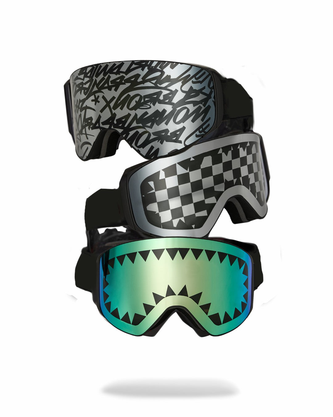 THE STREET MOUNTAIN SKI GOGGLES (INTERCHANGEABLE 3 LENSES) | Sprayground Hot Deal