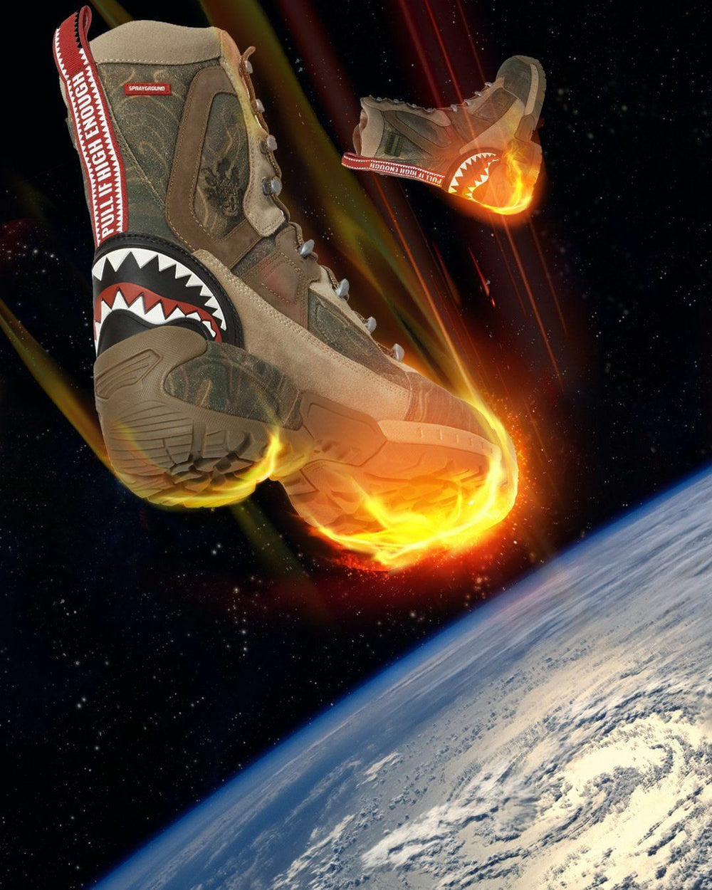 CAMO TERRAIN FUERZA COBRA PARATROOPER BOOTS - MADE IN COLOMBIA NUMBERE | Sprayground Limited Offer
