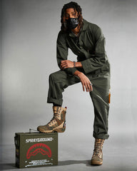 CAMO TERRAIN FUERZA COBRA PARATROOPER BOOTS - MADE IN COLOMBIA NUMBERE | Sprayground Limited Offer