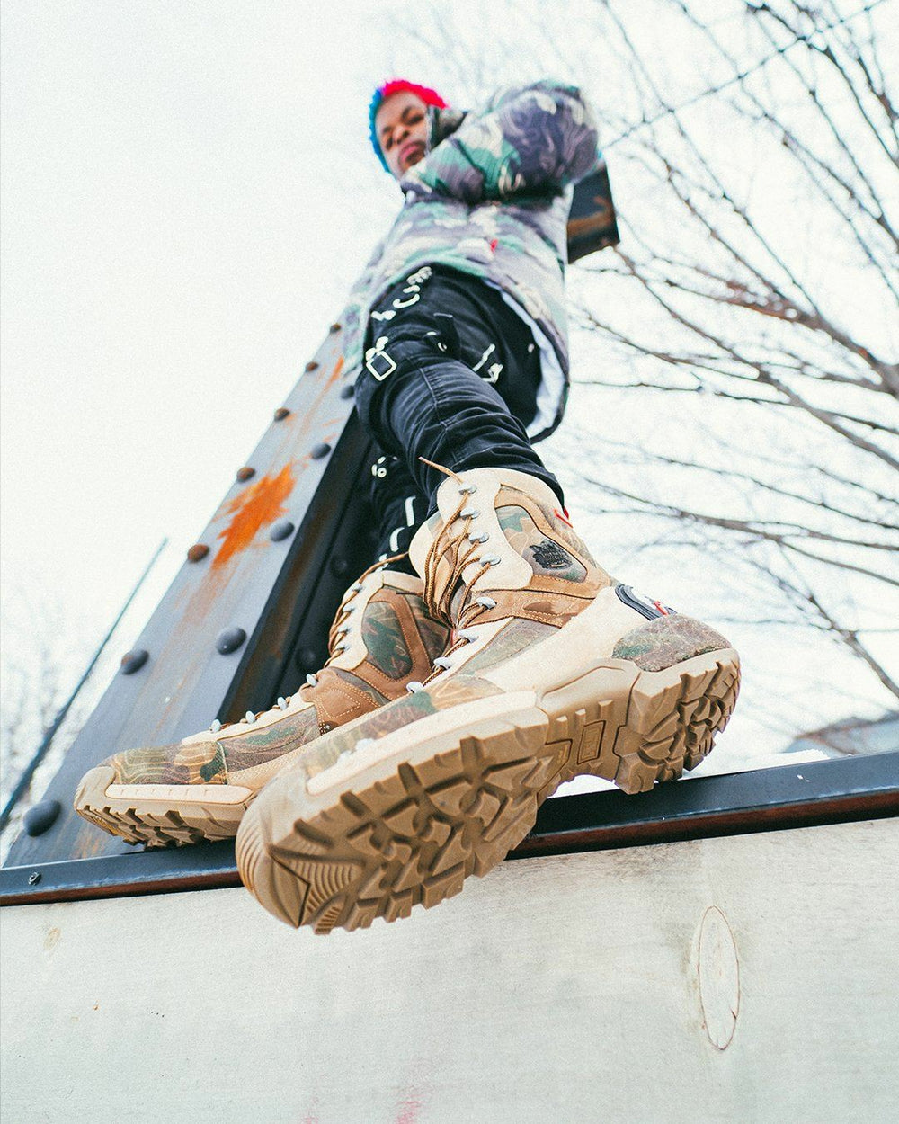 CAMO TERRAIN FUERZA COBRA PARATROOPER BOOTS - MADE IN COLOMBIA NUMBERE | Sprayground Limited Offer