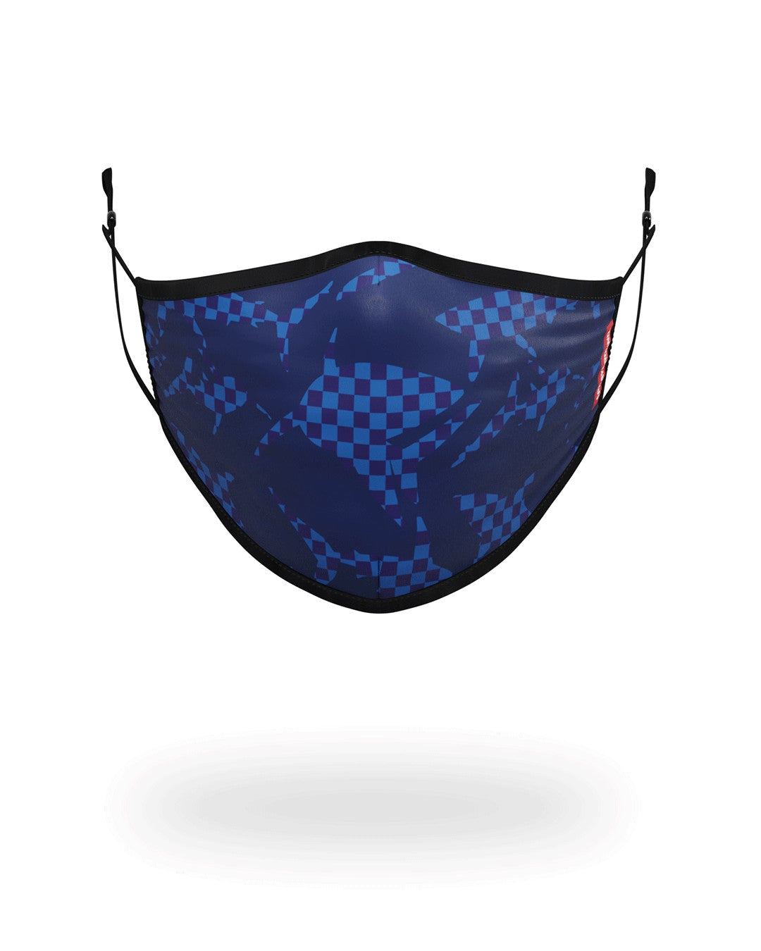 SHARK CHECK (BLUE) FACE MASK | Sprayground Special Offer