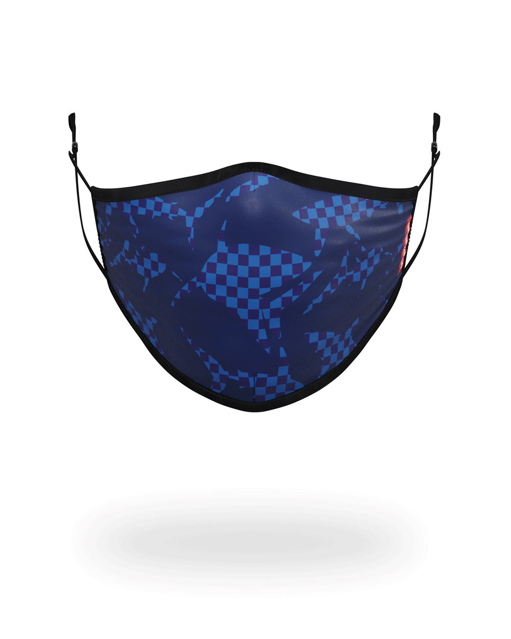 SHARK CHECK (BLUE) FACE MASK | Sprayground Special Offer