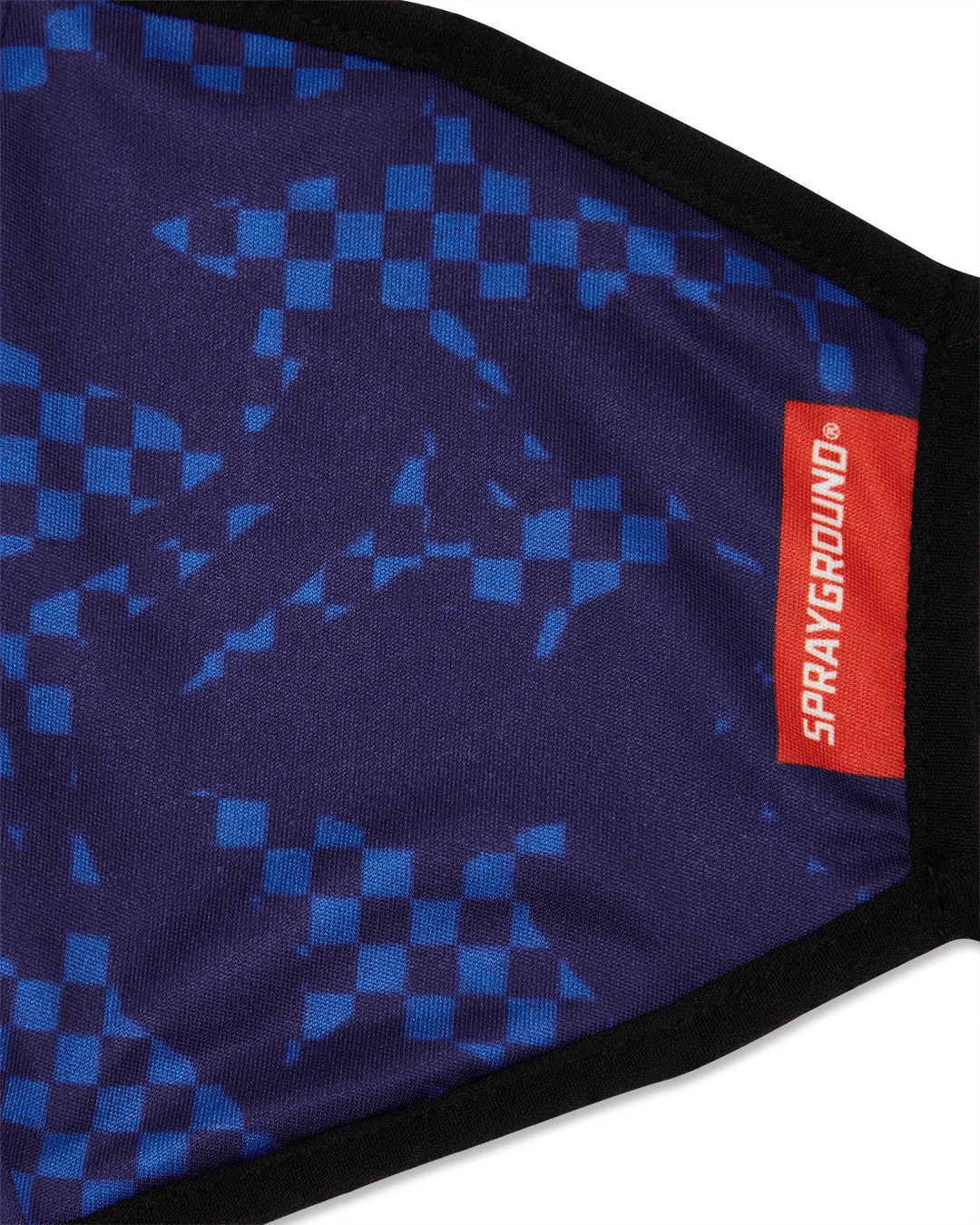 SHARK CHECK (BLUE) FACE MASK | Sprayground Special Offer