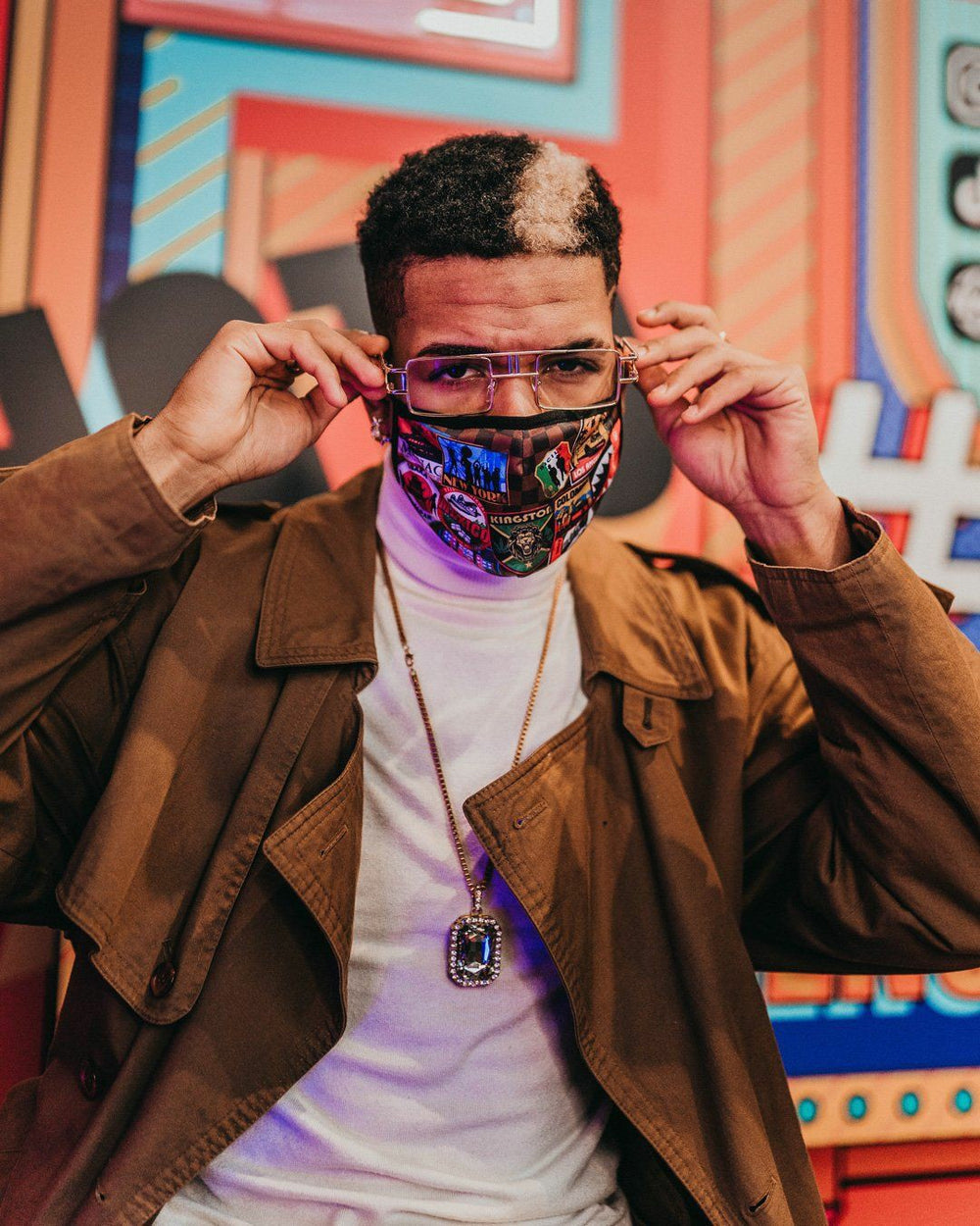 GLOBAL MOGUL FACE MASK | Sprayground Outlets