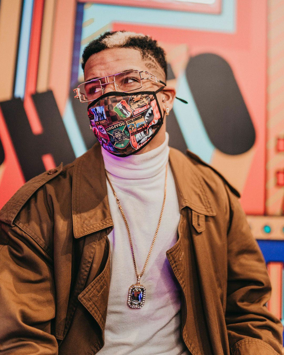 GLOBAL MOGUL FACE MASK | Sprayground Outlets
