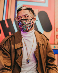 GLOBAL MOGUL FACE MASK | Sprayground Outlets