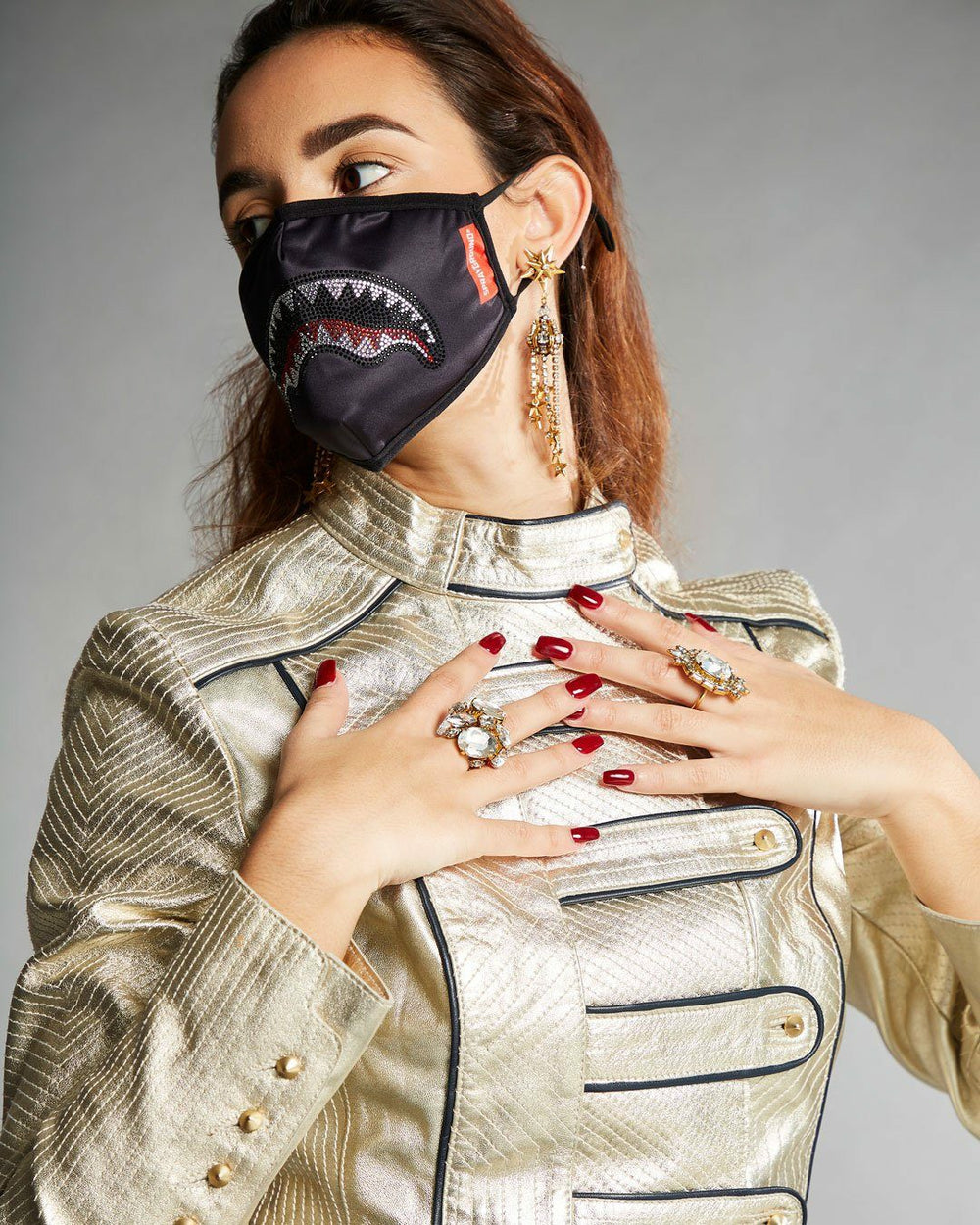 CLEARCUT FACE MASK (BLACK) | Sprayground Bargain