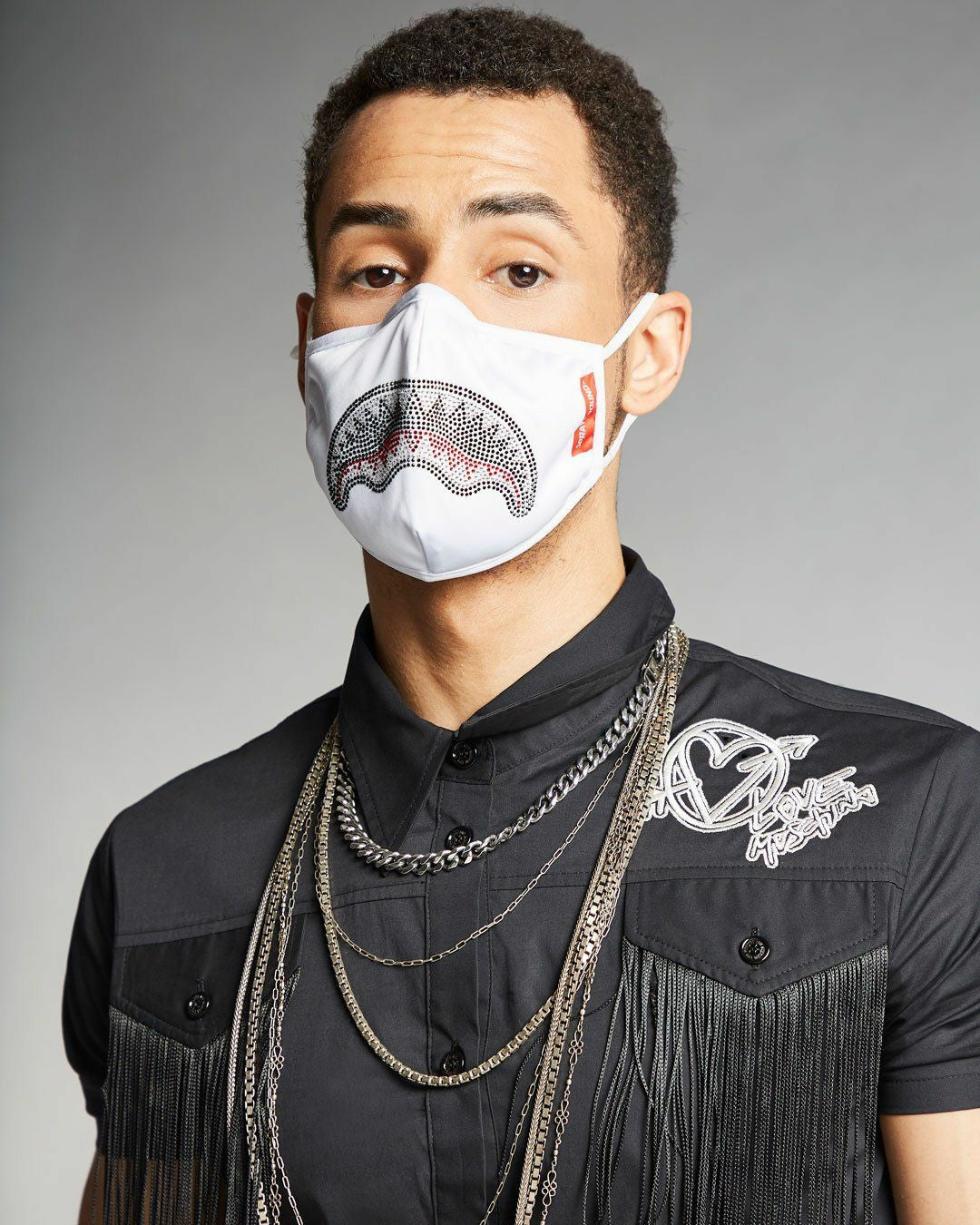 CLEARCUT FACE MASK (WHITE) | Sprayground Savings