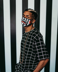 TRIPPY CHECK FACE MASK | Sprayground Discounted