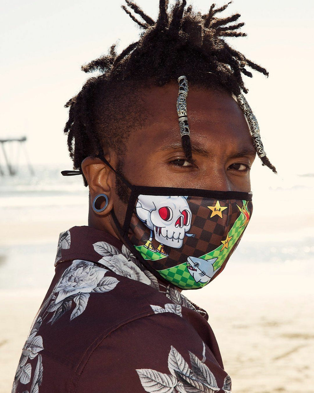 WTF THUNDER SHARK FACE MASK | Sprayground Hot Deal