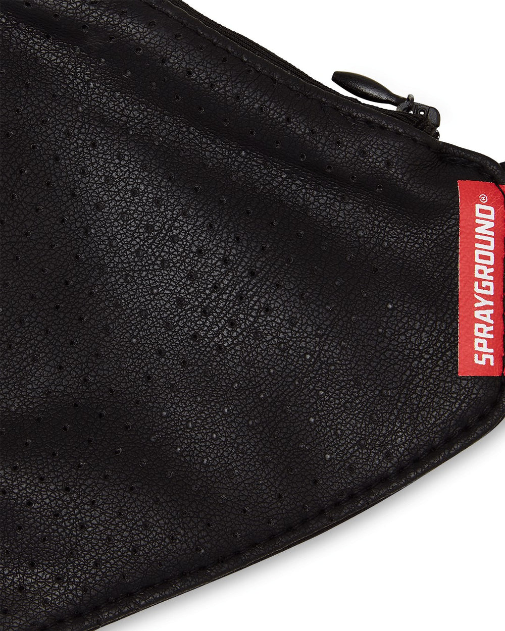 DAMAGE CONTROL STASH POCKET VEGAN LEATHER FACE MASK | Sprayground Outlets