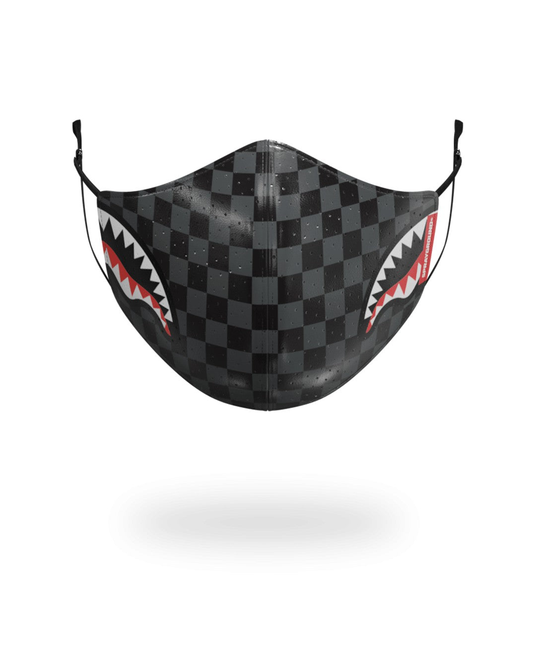 SHARKS IN PARIS (GRAY) VEGAN LEATHER FACE MASK | Sprayground Bargain