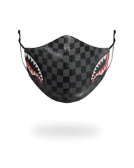 SHARKS IN PARIS (GRAY) VEGAN LEATHER FACE MASK | Sprayground Bargain