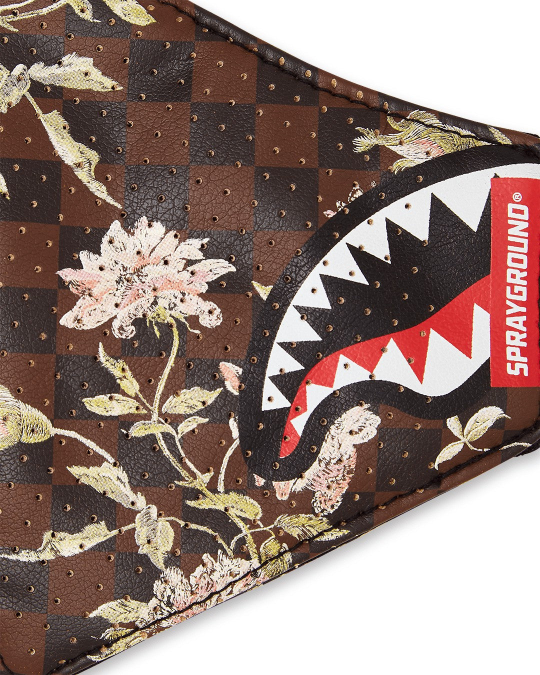 SHARKFLOWER VEGAN LEATHER FACE MASK | Sprayground Discounted