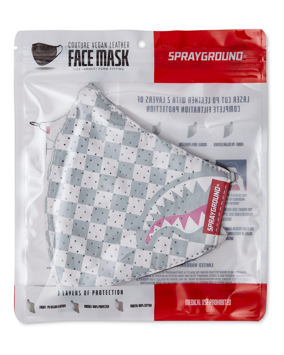 ROSE ALL DAY VEGAN LEATHER FACE MASK | Sprayground Value Deal